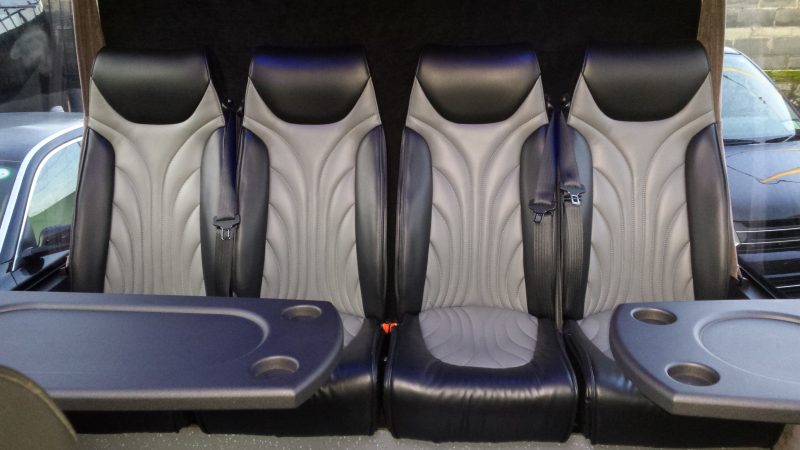 Mercedes Benz Sprinter Black Passenger Seats